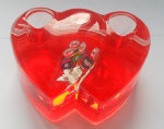 double heart penholder